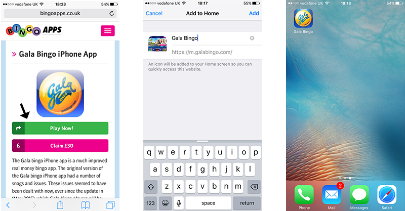 Gala bingo mobile app